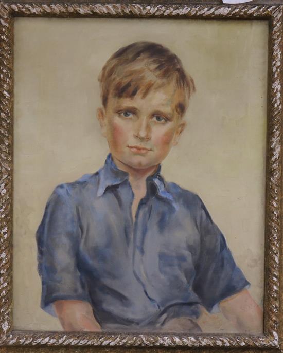 Sylvia Read Portrait of a boy 53 x 42cm